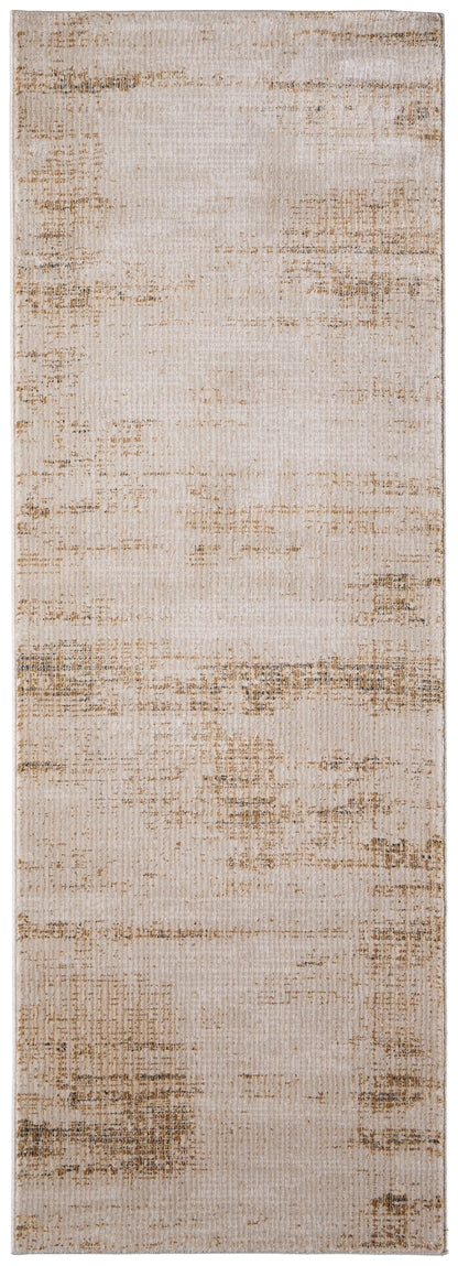 Deja Modern Distressed - Ivory/Brown/Tan Area Rug