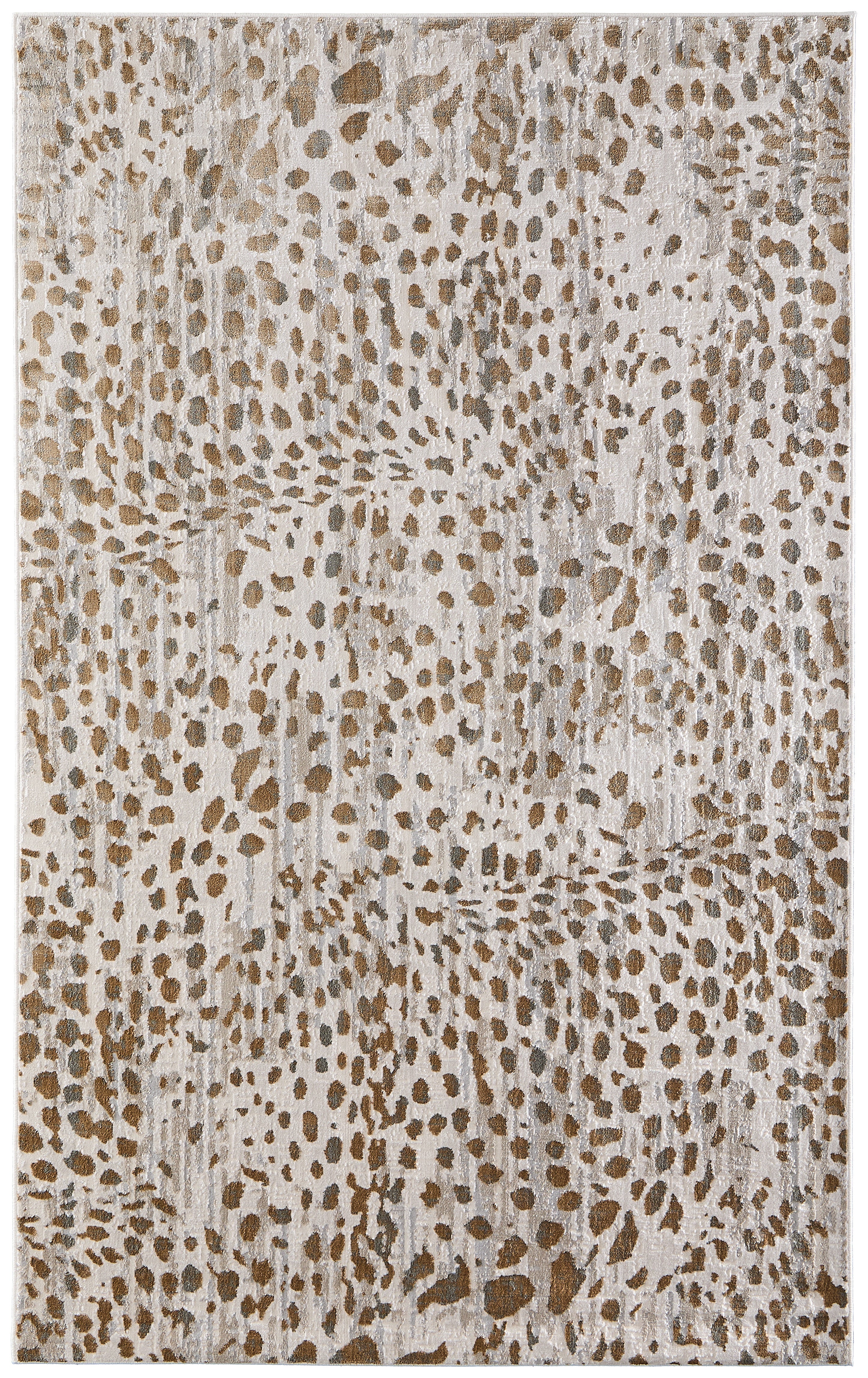 Waldor Modern Animal Print - Brown/Ivory/Tan Area Rug