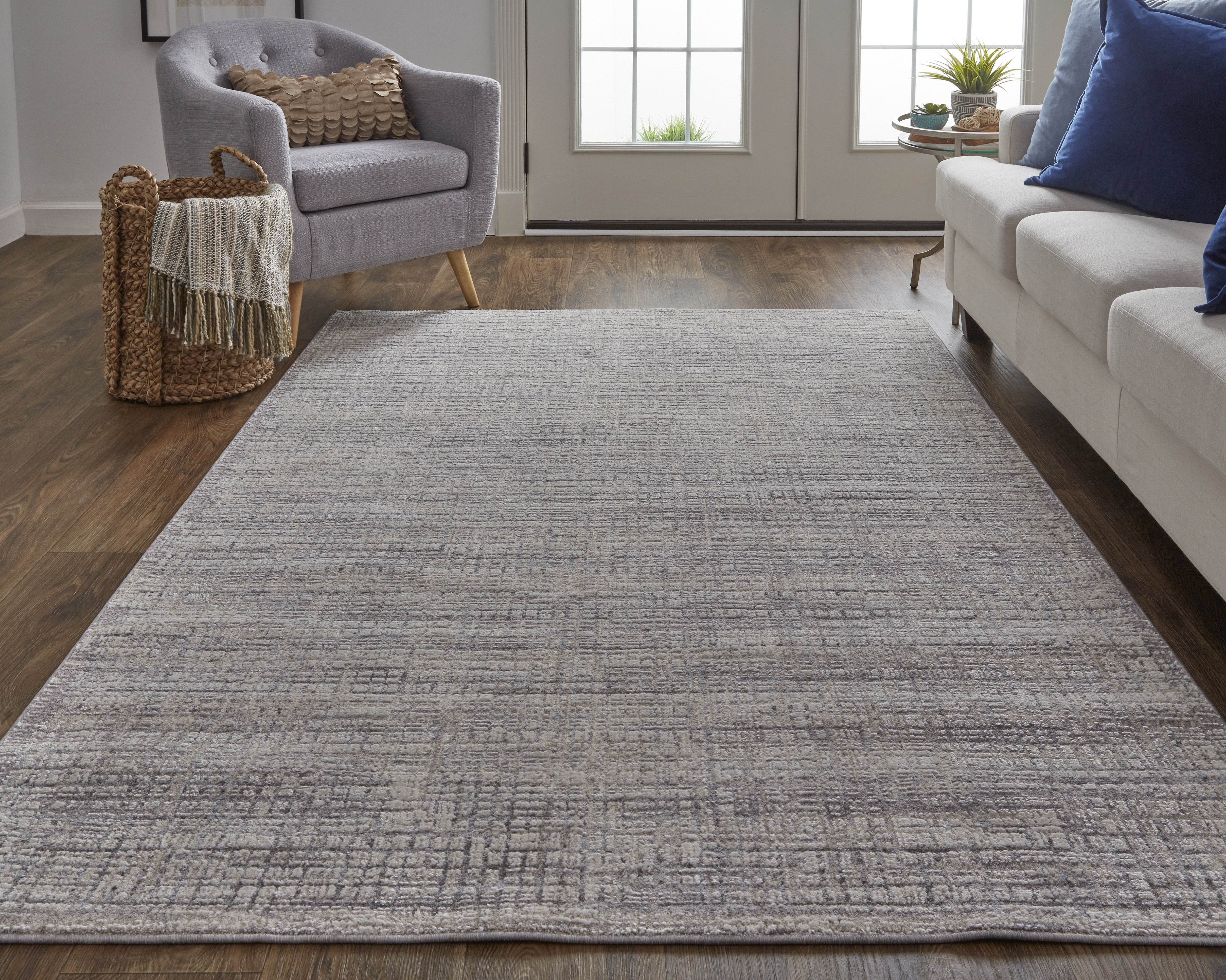 Lennon Transitional Abstract - Taupe/Ivory Area Rug