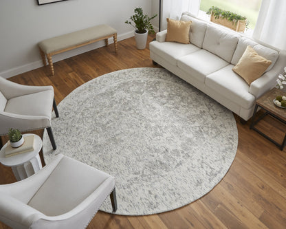 Reagan Transitional Floral & Botanical - Ivory/Gray