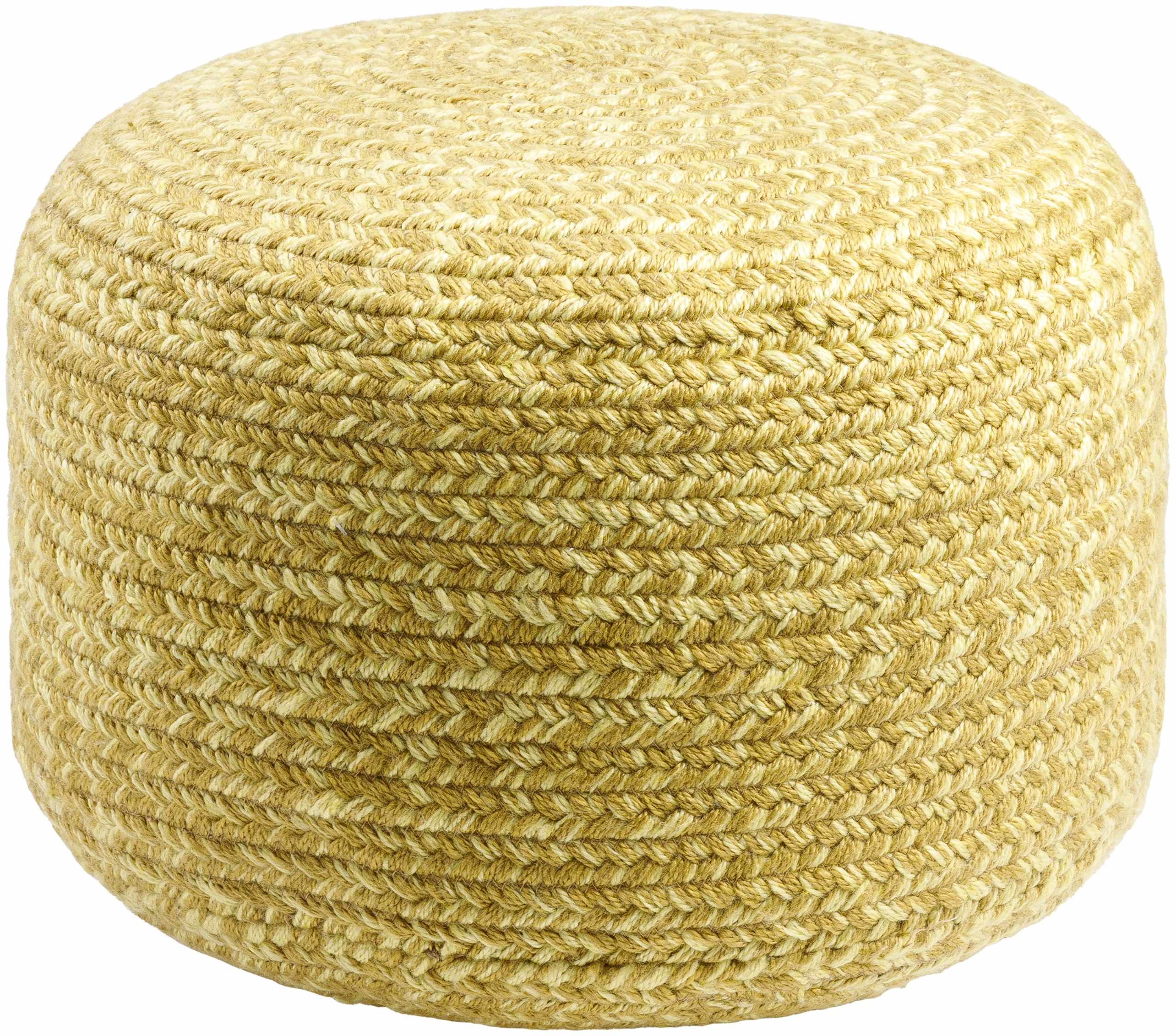 Phebe Braided Indoor / Outdoor Pouf