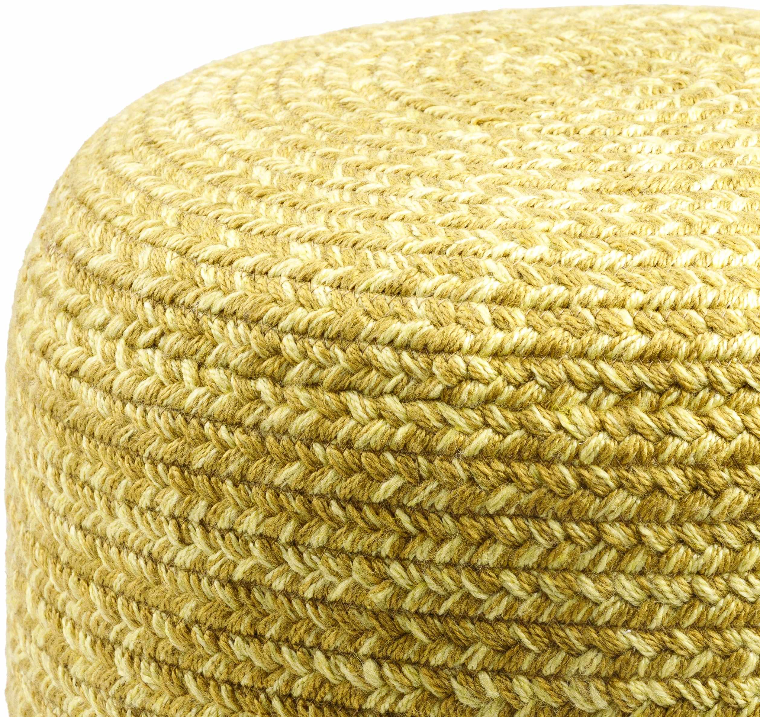 Phebe Braided Indoor / Outdoor Pouf