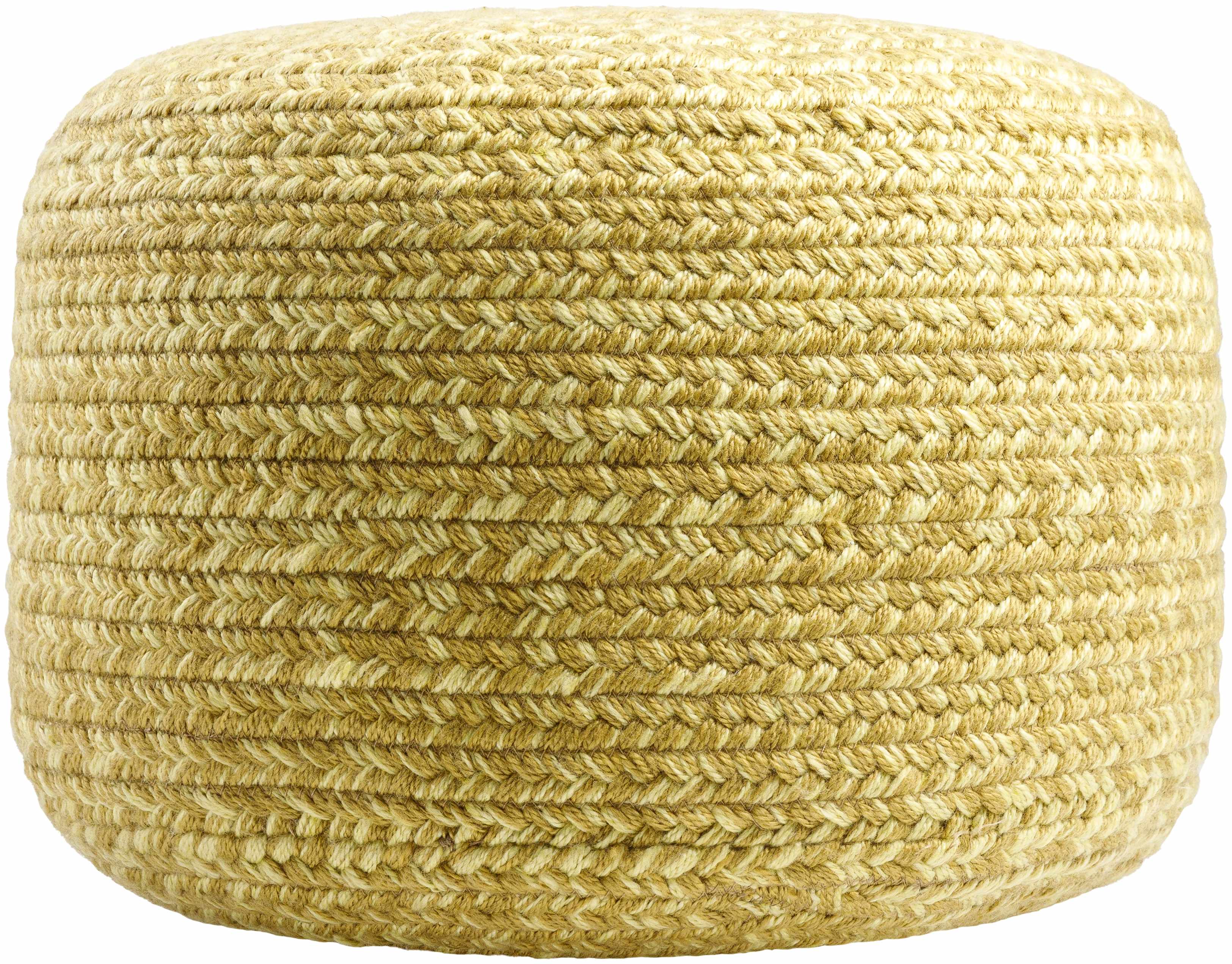 Phebe Braided Indoor / Outdoor Pouf