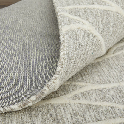 Enzo Transitional Abstract - Taupe/Ivory Area Rug