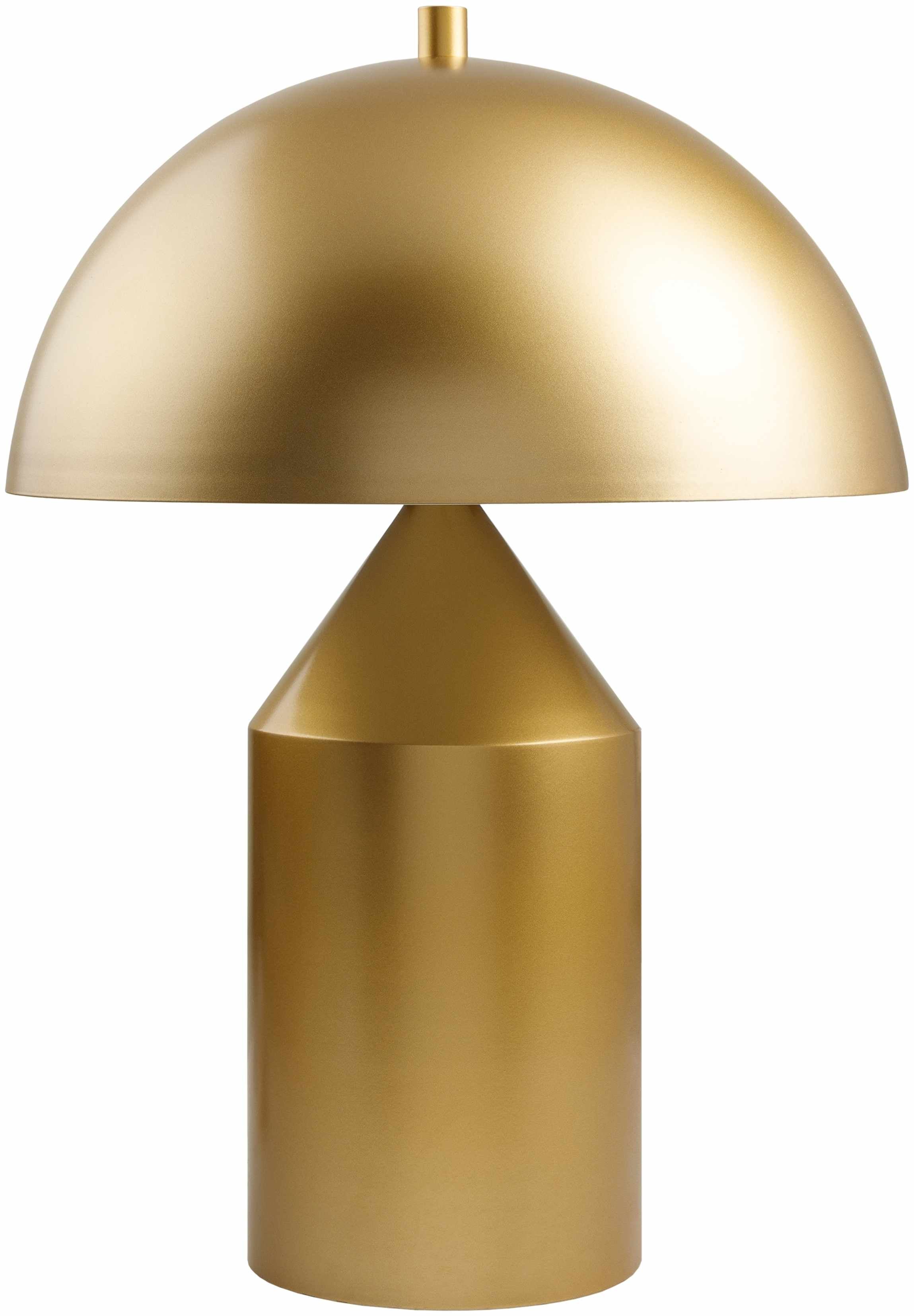 Agra Industrial Gold Table Lamp