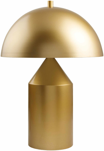 Agra Industrial Gold Table Lamp