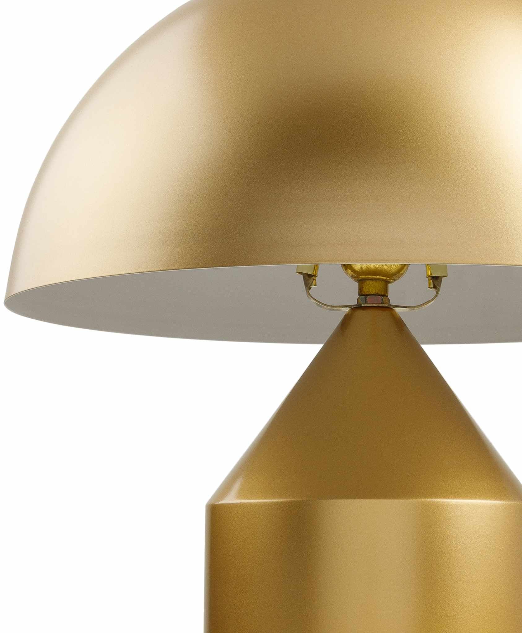 Agra Industrial Gold Table Lamp
