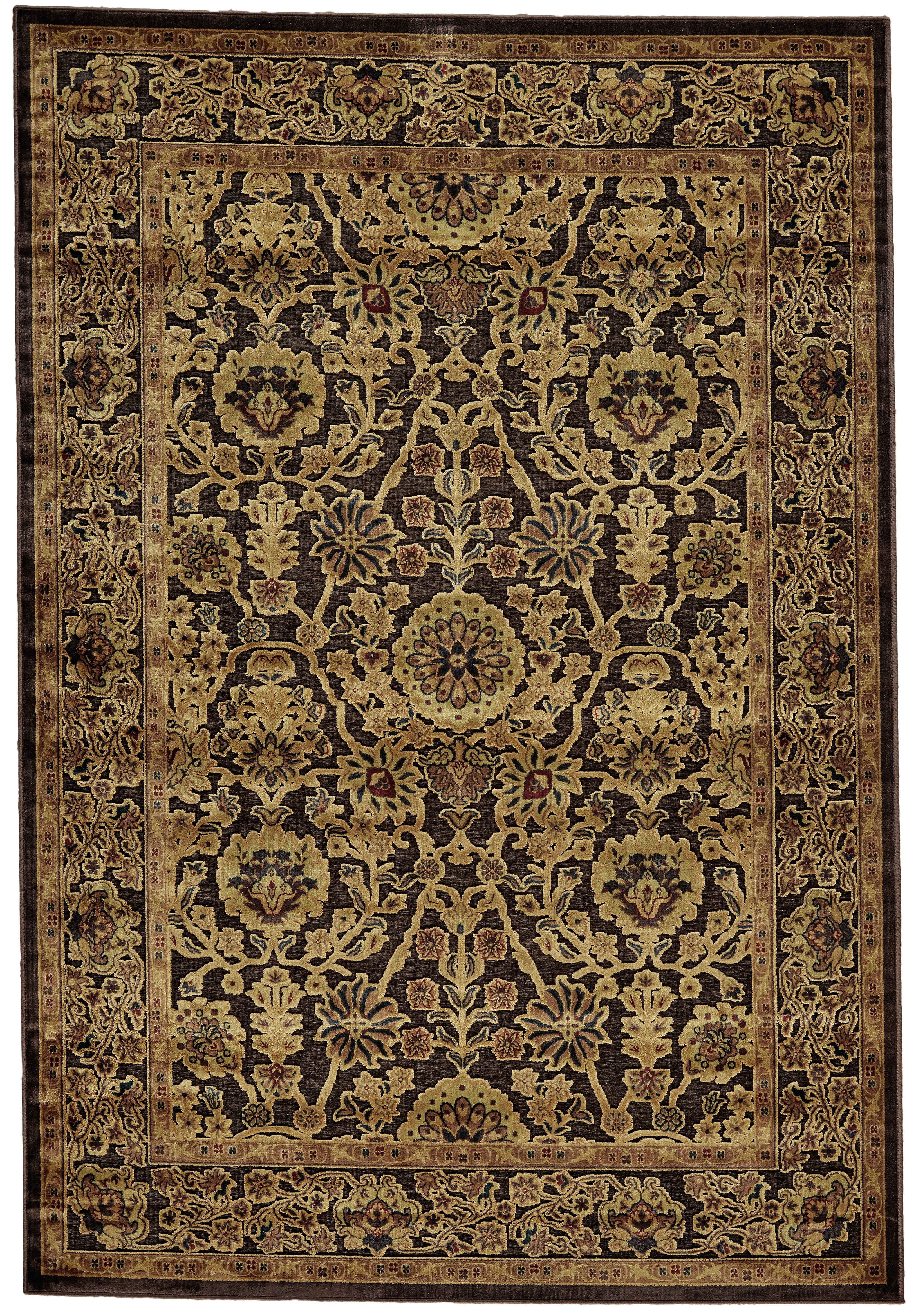 Saphir Traditional Oriental - Brown/Gold/Tan