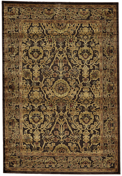 Saphir Traditional Oriental - Brown/Gold/Tan