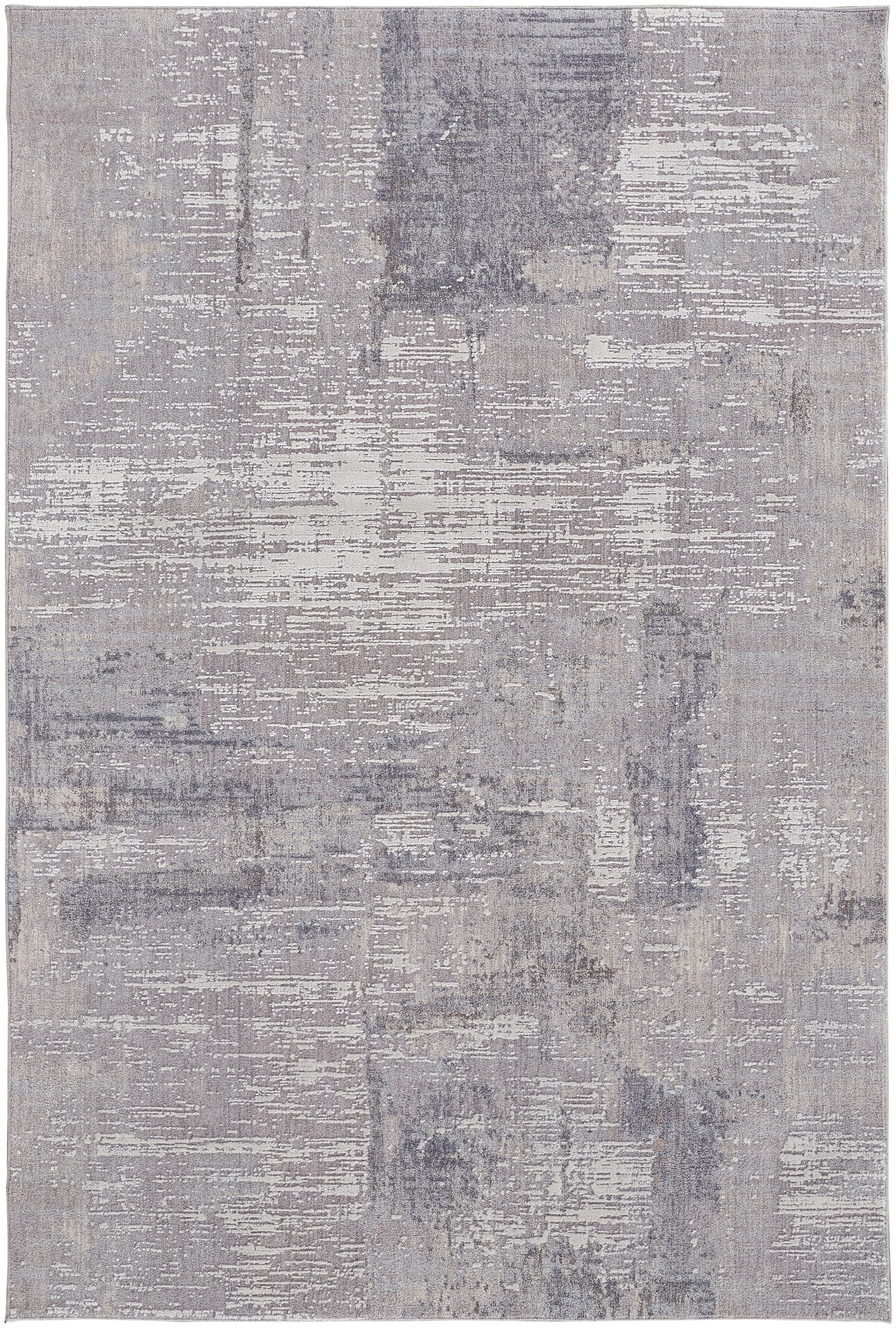 Lennon Transitional Abstract - Taupe/Tan/Blue Area Rug
