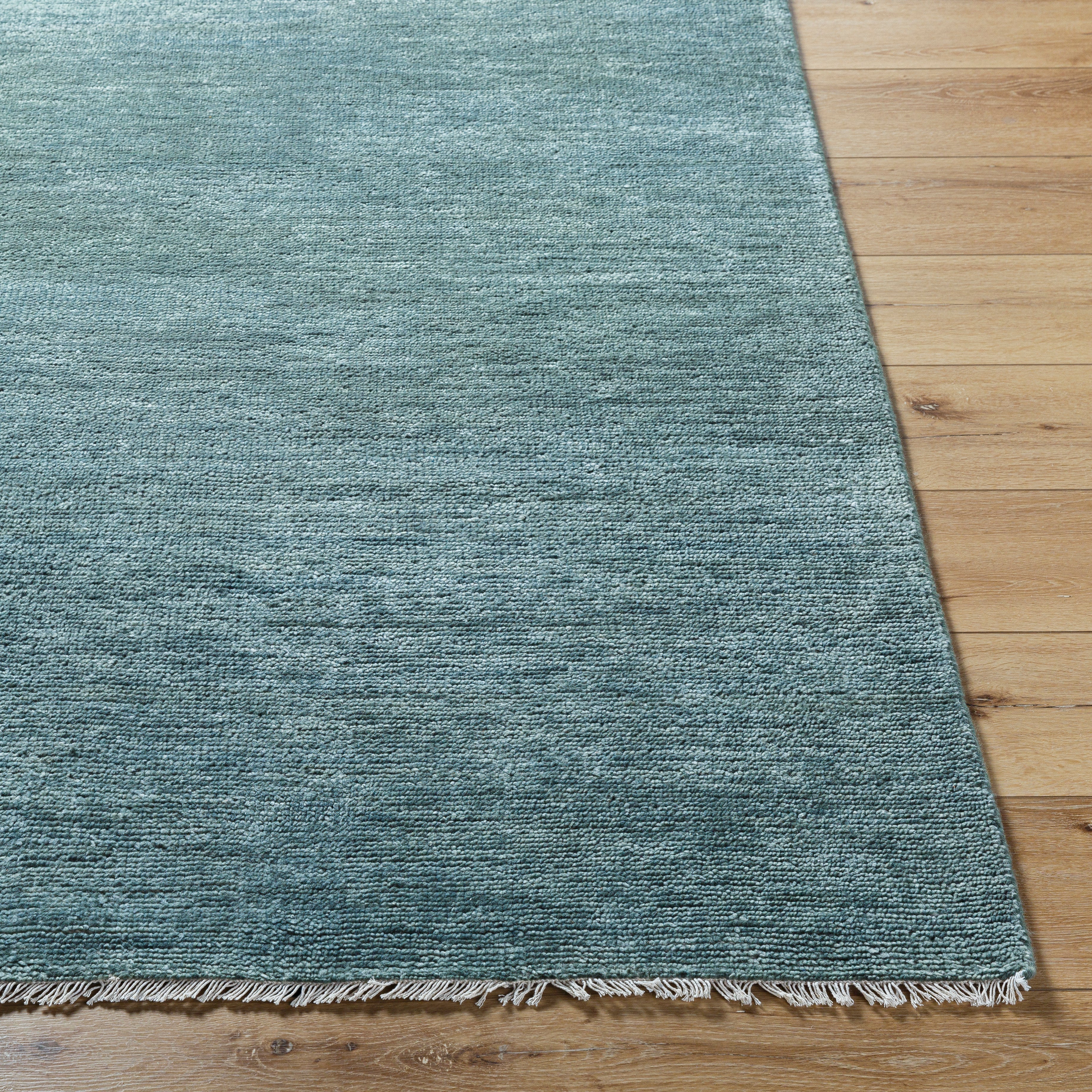 Comforting Hand-Knotted Wool & Cotton Area Rug