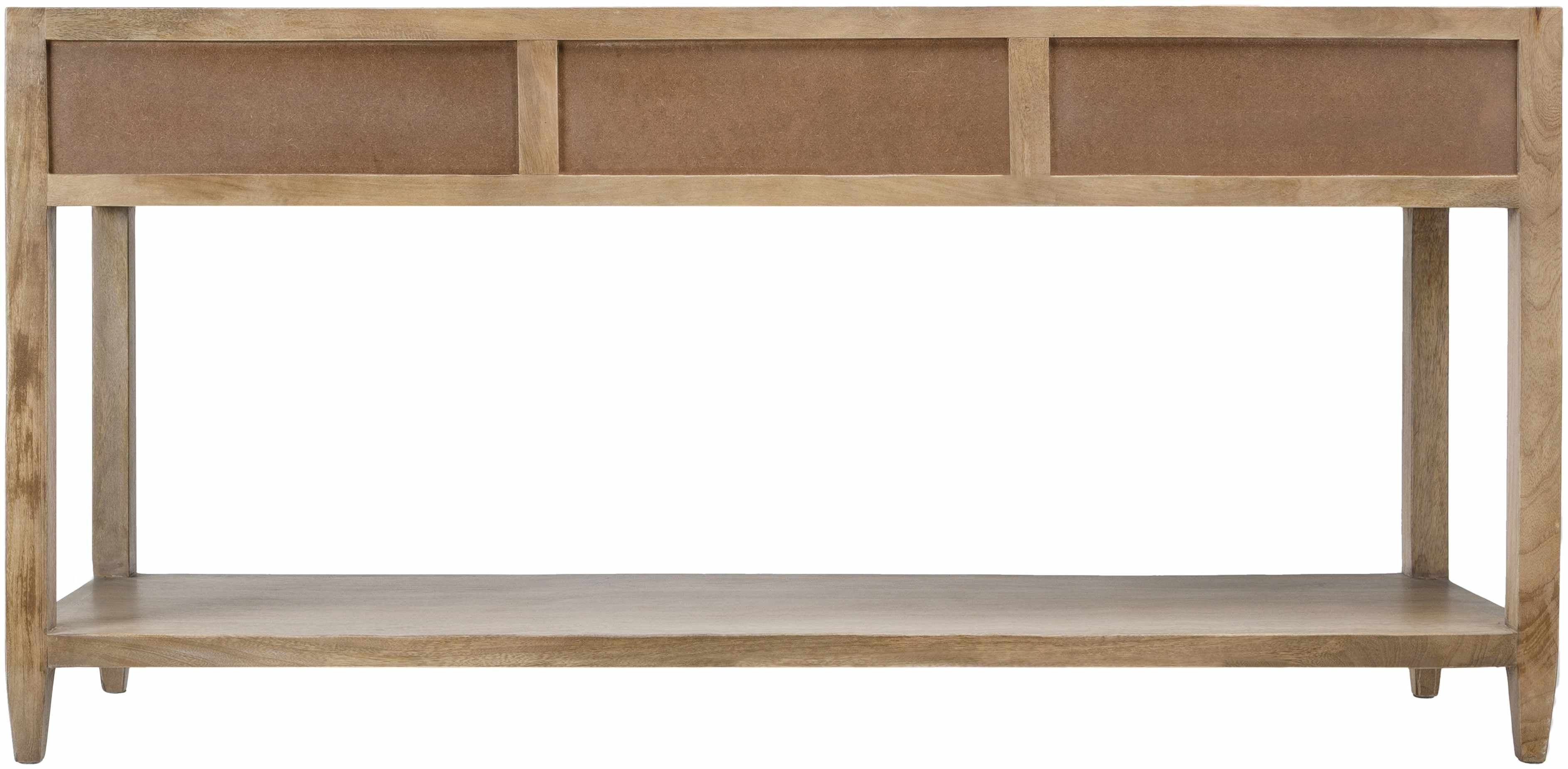 Lucca Modern Bohemian Wood Console Table