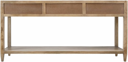 Lucca Modern Bohemian Wood Console Table