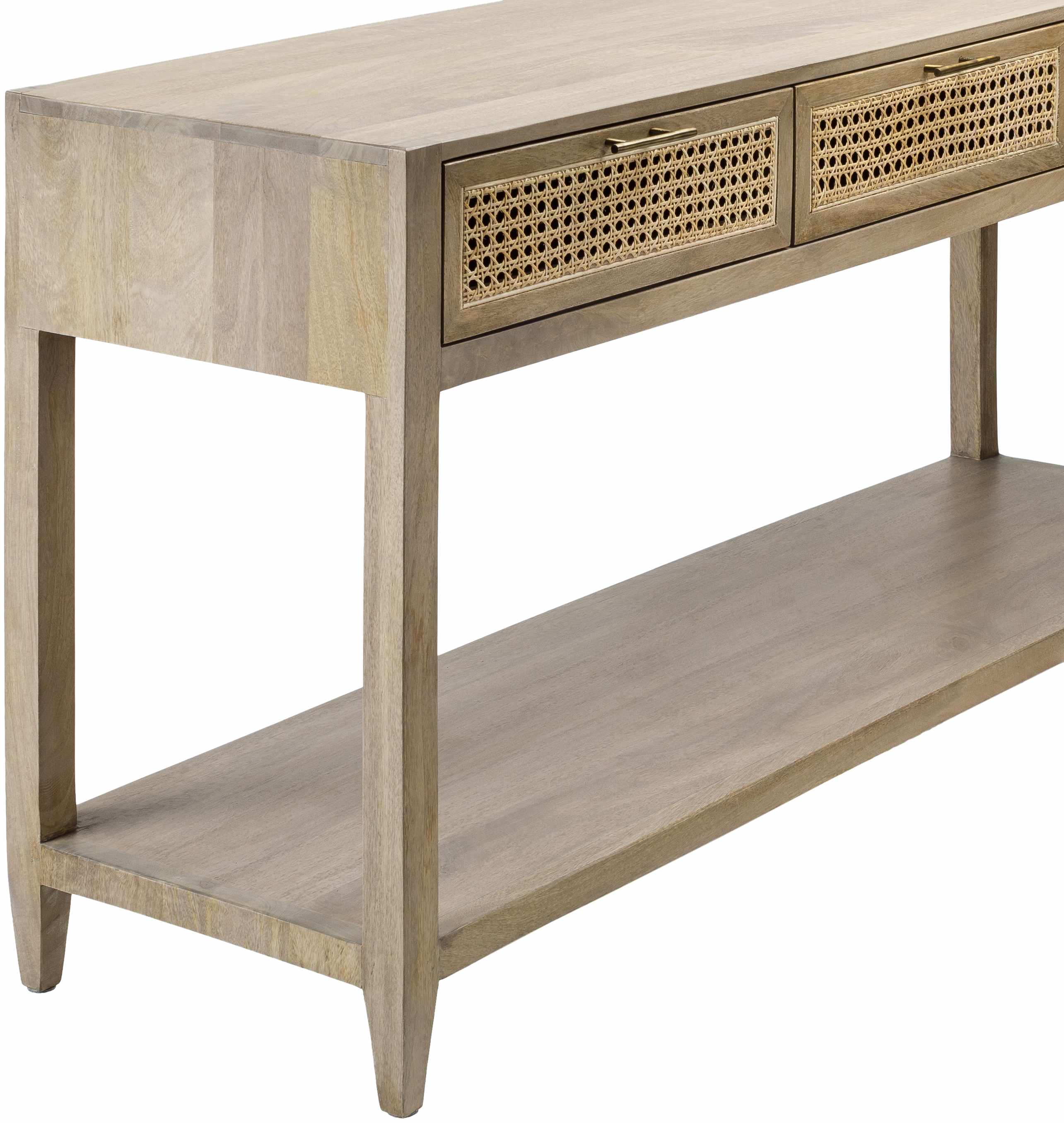 Lucca Modern Bohemian Wood Console Table