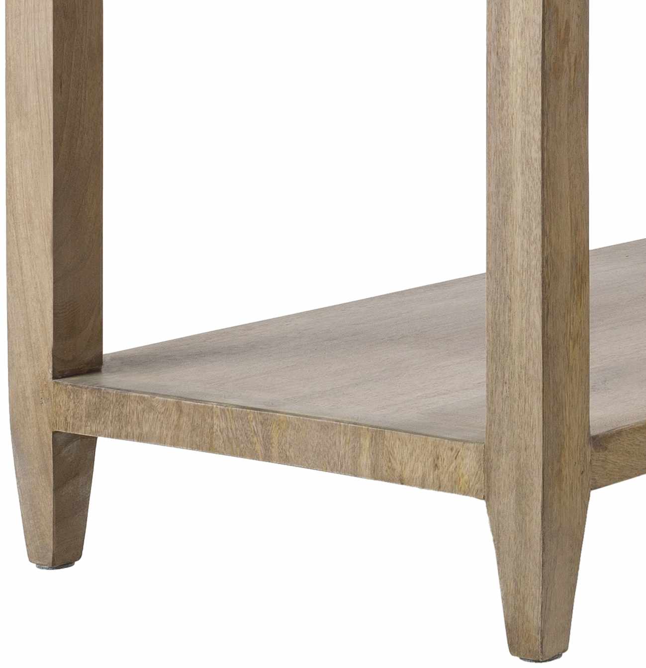 Lucca Modern Bohemian Wood Console Table