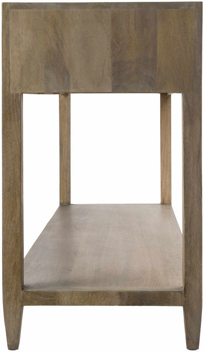 Lucca Modern Bohemian Wood Console Table