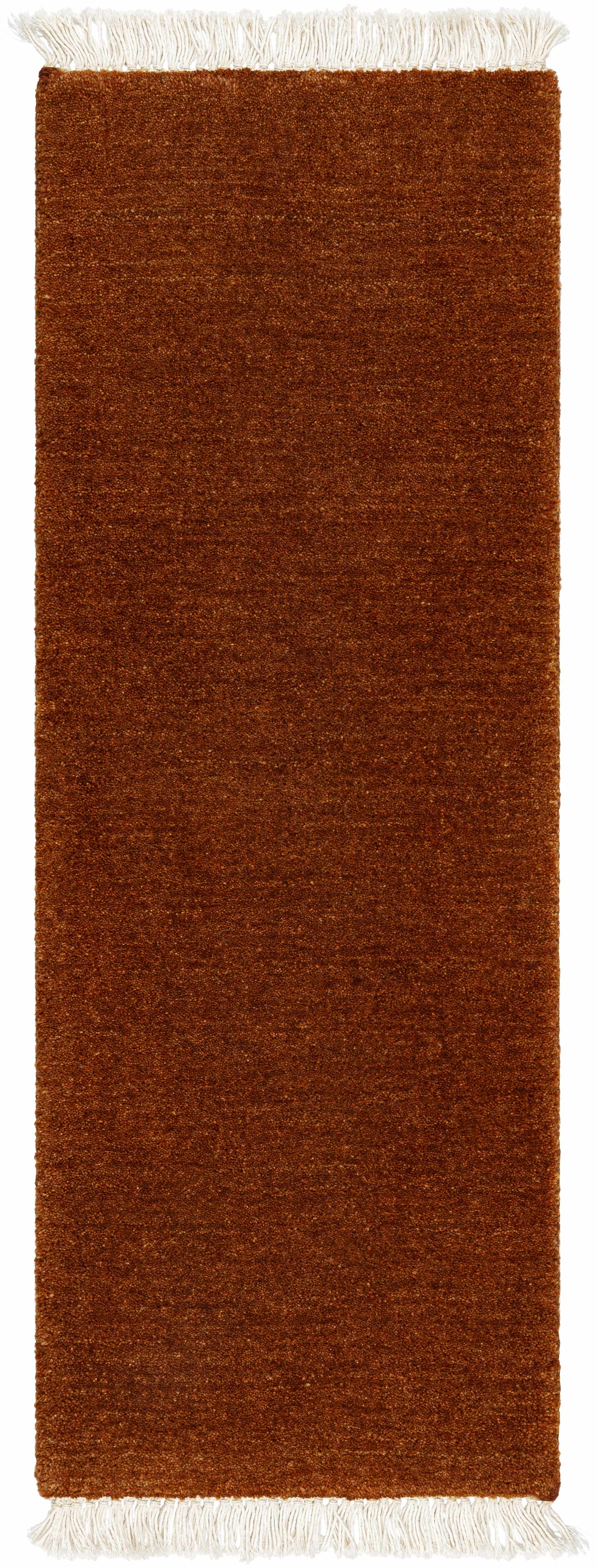 Sophisticated Solid Hand Loomed Wool Area Rug