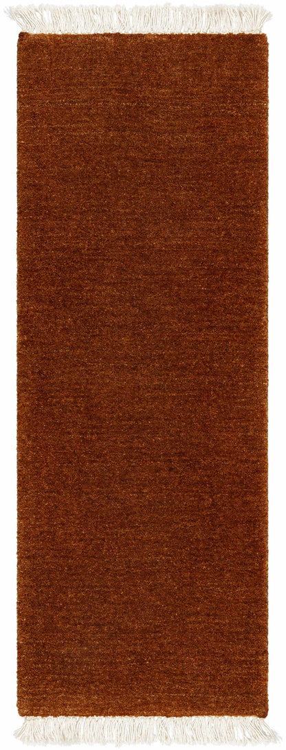 Sophisticated Solid Hand Loomed Wool Area Rug