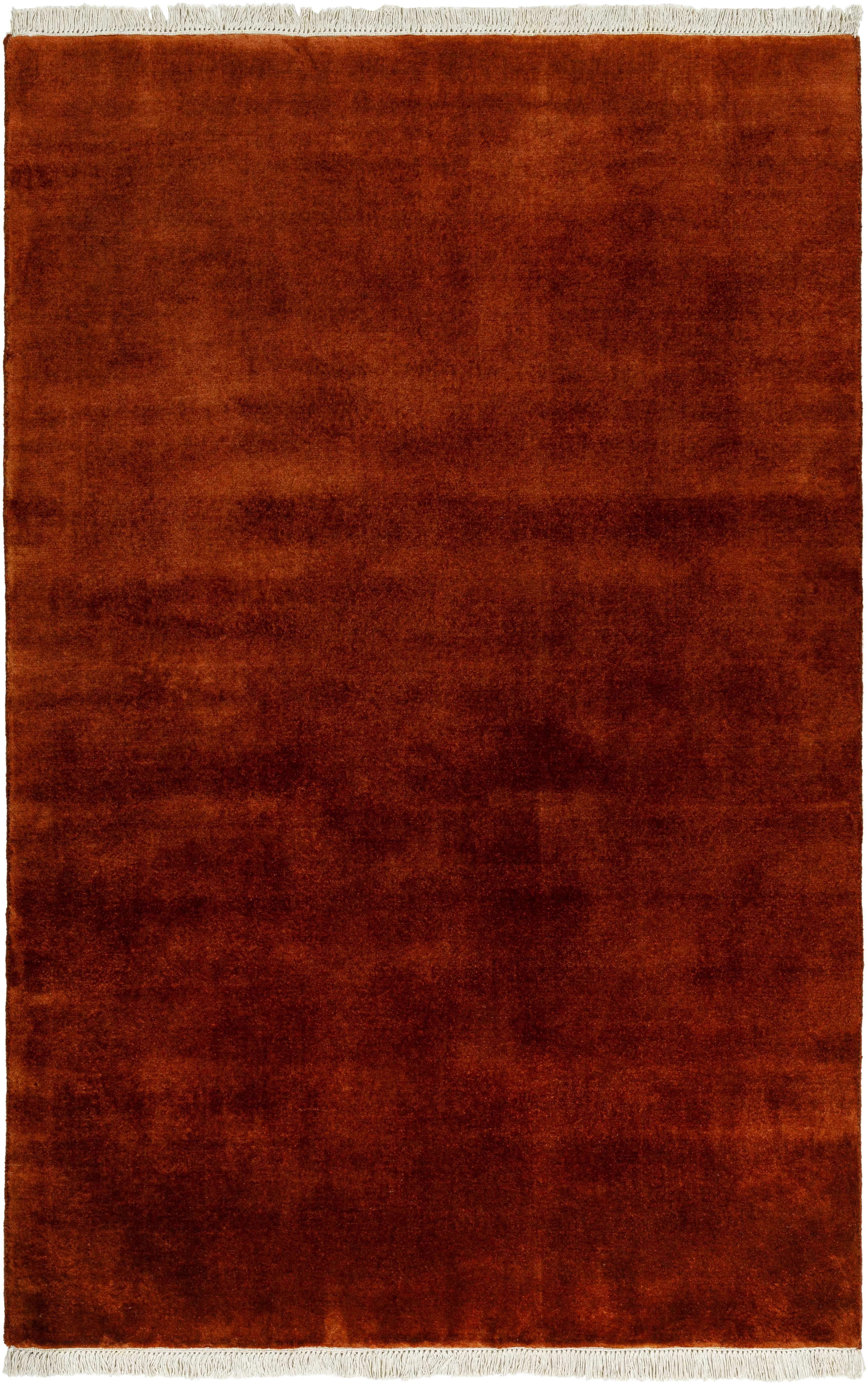 Sophisticated Solid Hand Loomed Wool Area Rug