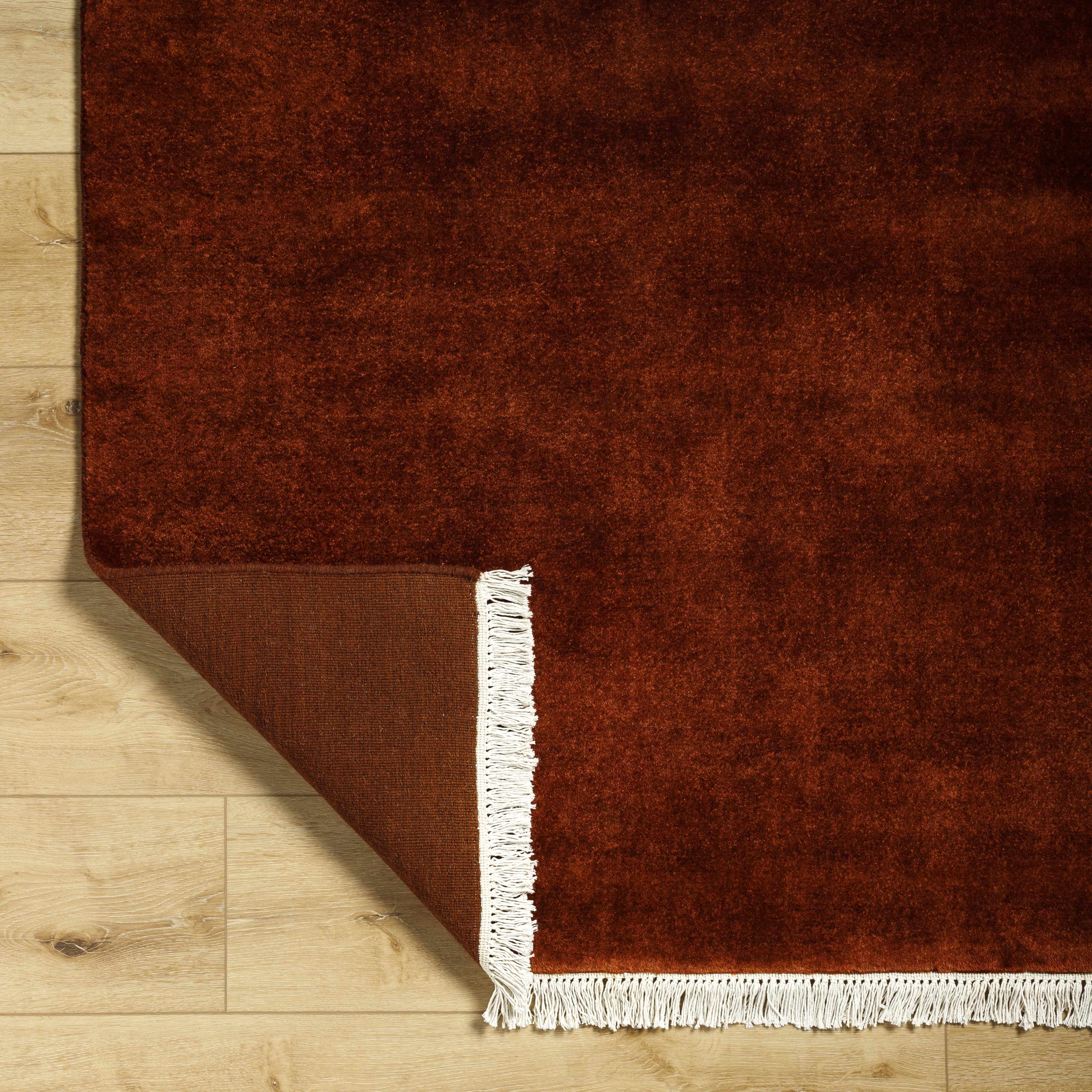 Sophisticated Solid Hand Loomed Wool Area Rug