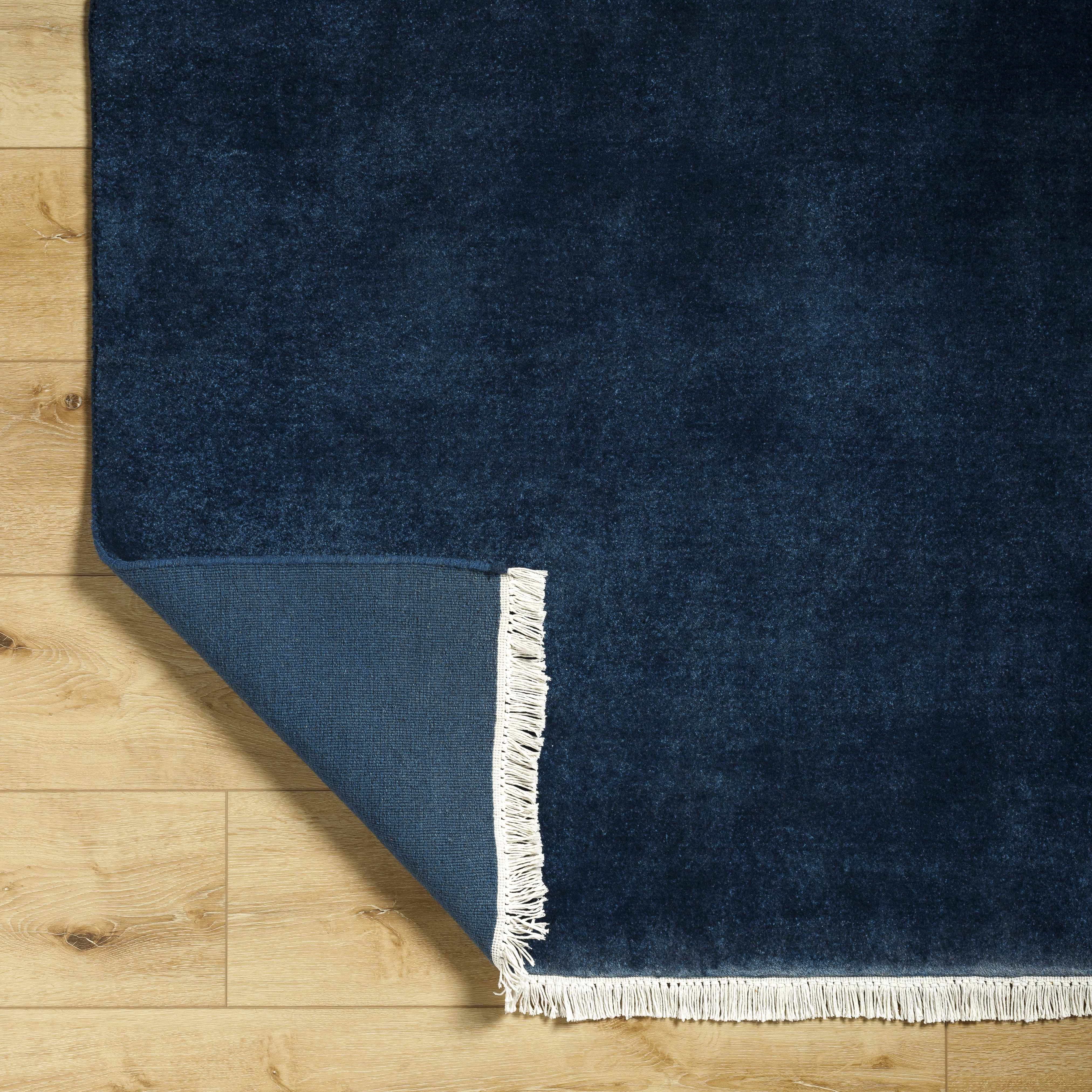 Elegant Solid Hand Loomed Wool Area Rug