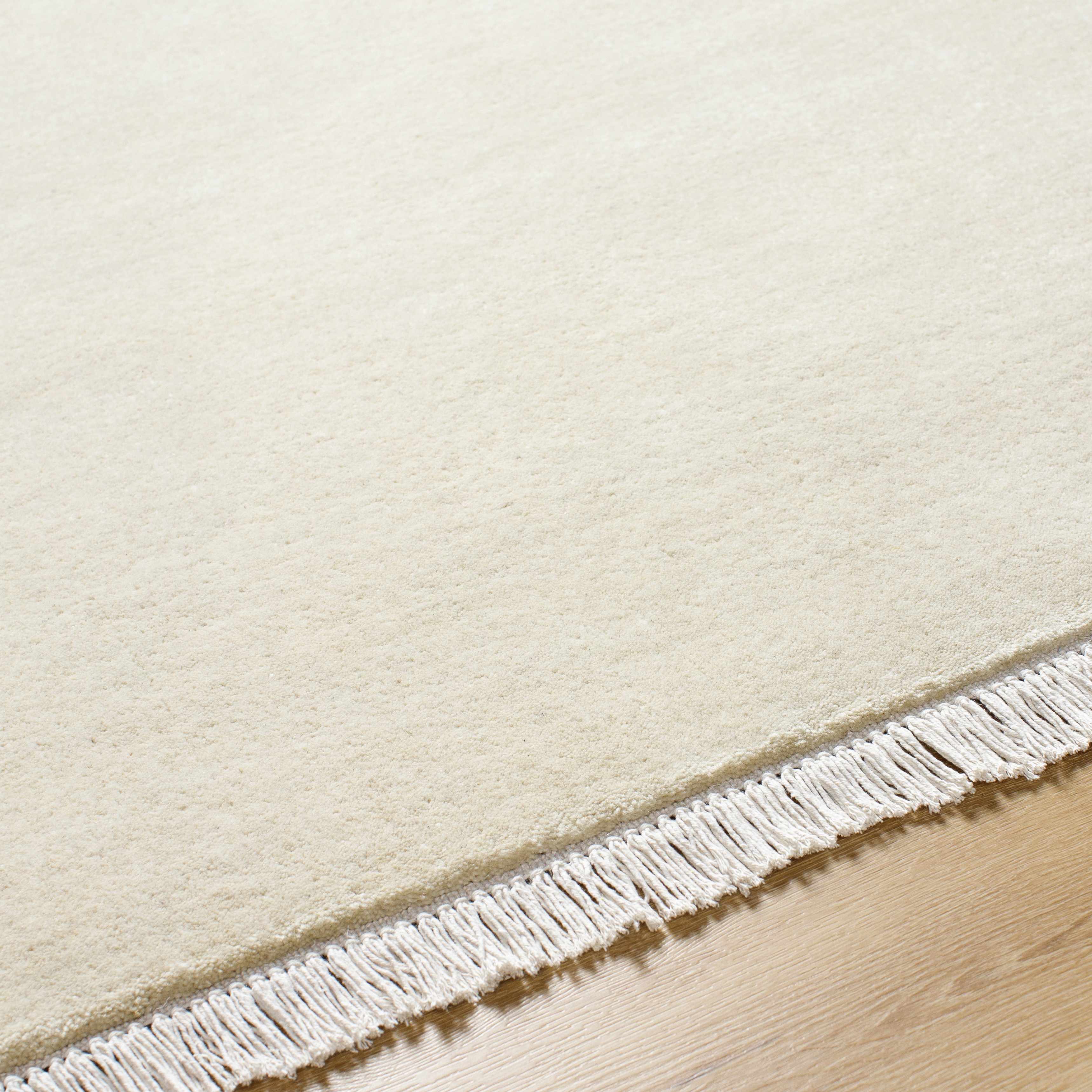 Hand-Loomed Wool Solid Area Rug