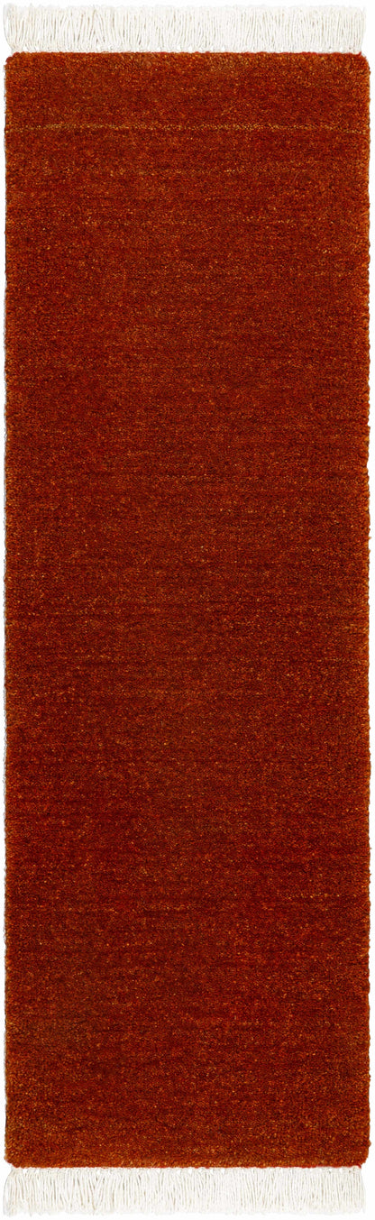 Solid Hand-Loomed Wool Area Rug