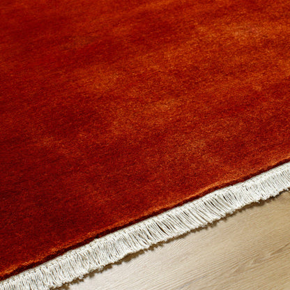Solid Hand-Loomed Wool Area Rug