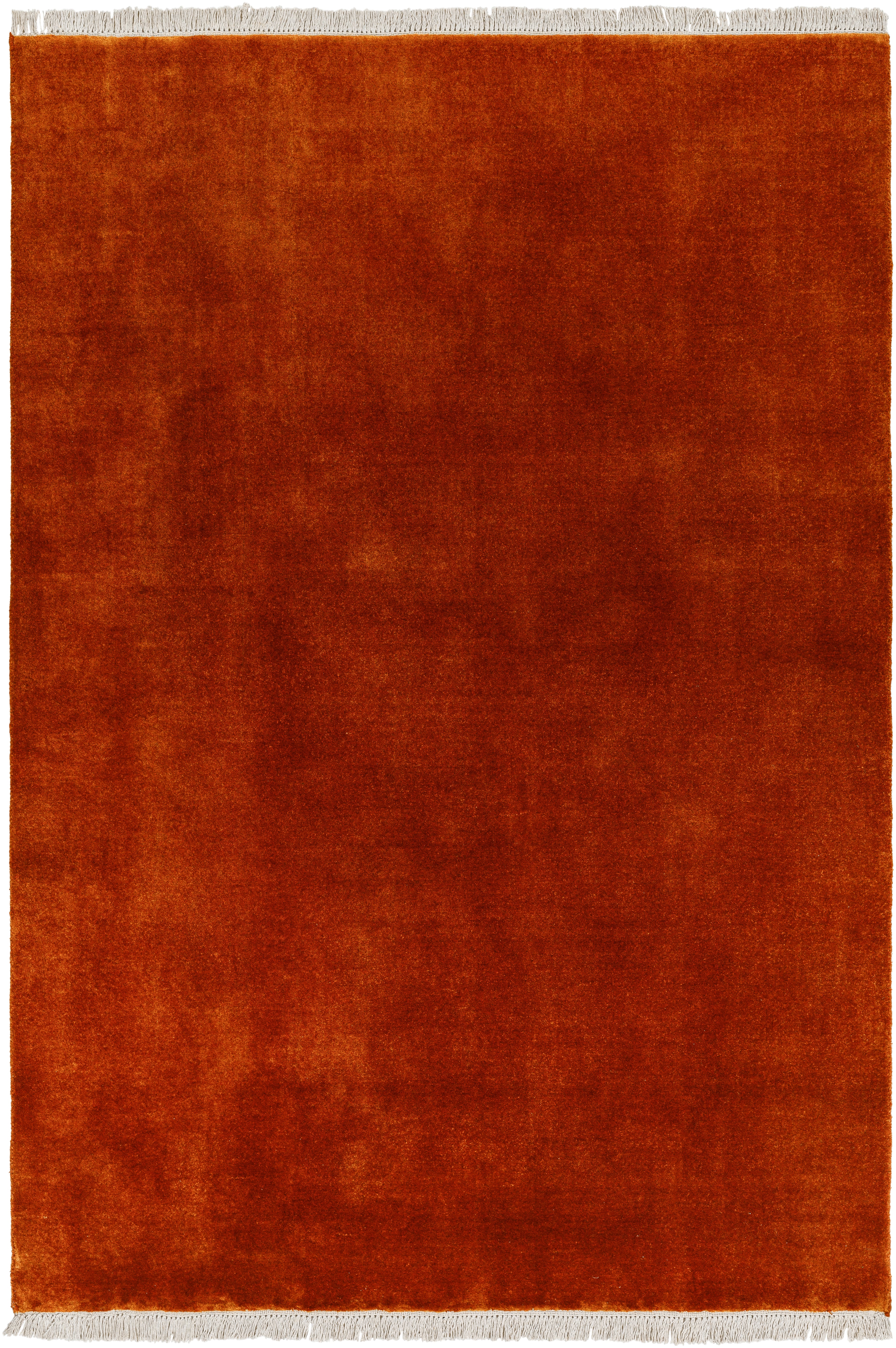 Solid Majestic Hand-Loomed Wool Area Rug