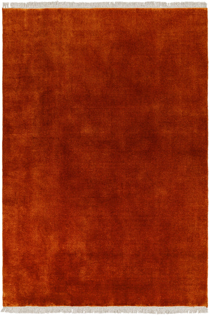 Solid Majestic Hand-Loomed Wool Area Rug