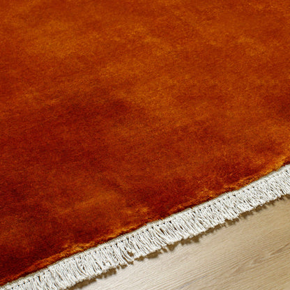 Solid Majestic Hand-Loomed Wool Area Rug