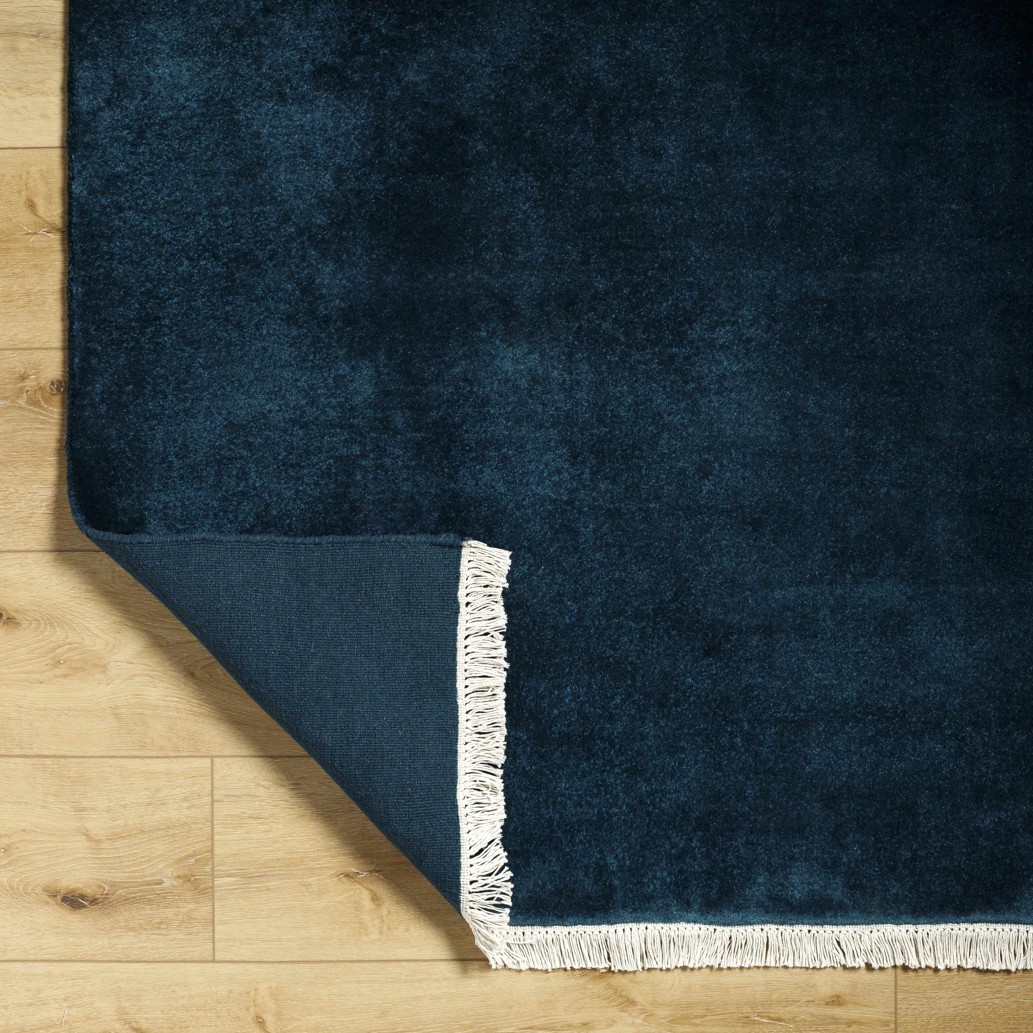 Glamorous Hand Loomed Solid Wool Area Rug