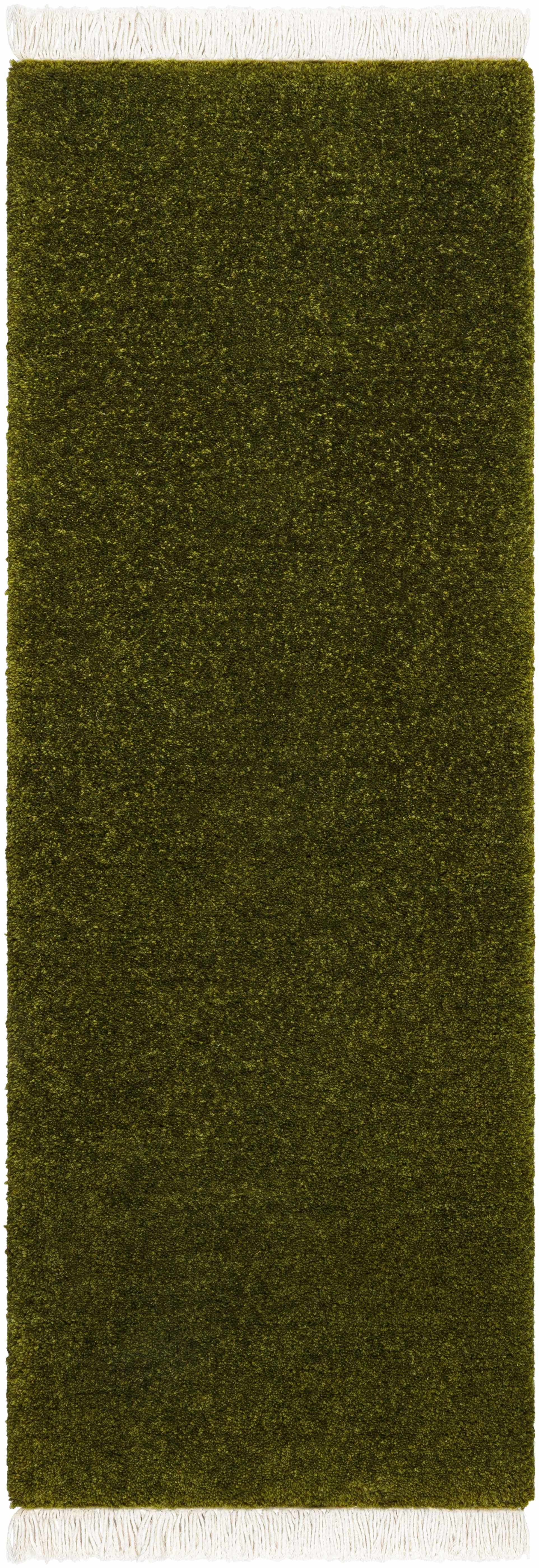 Tranquil Hand Loomed Solid Wool Area Rug
