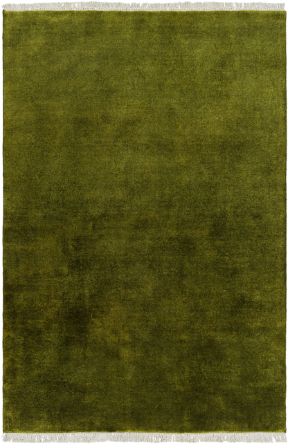 Tranquil Hand Loomed Solid Wool Area Rug