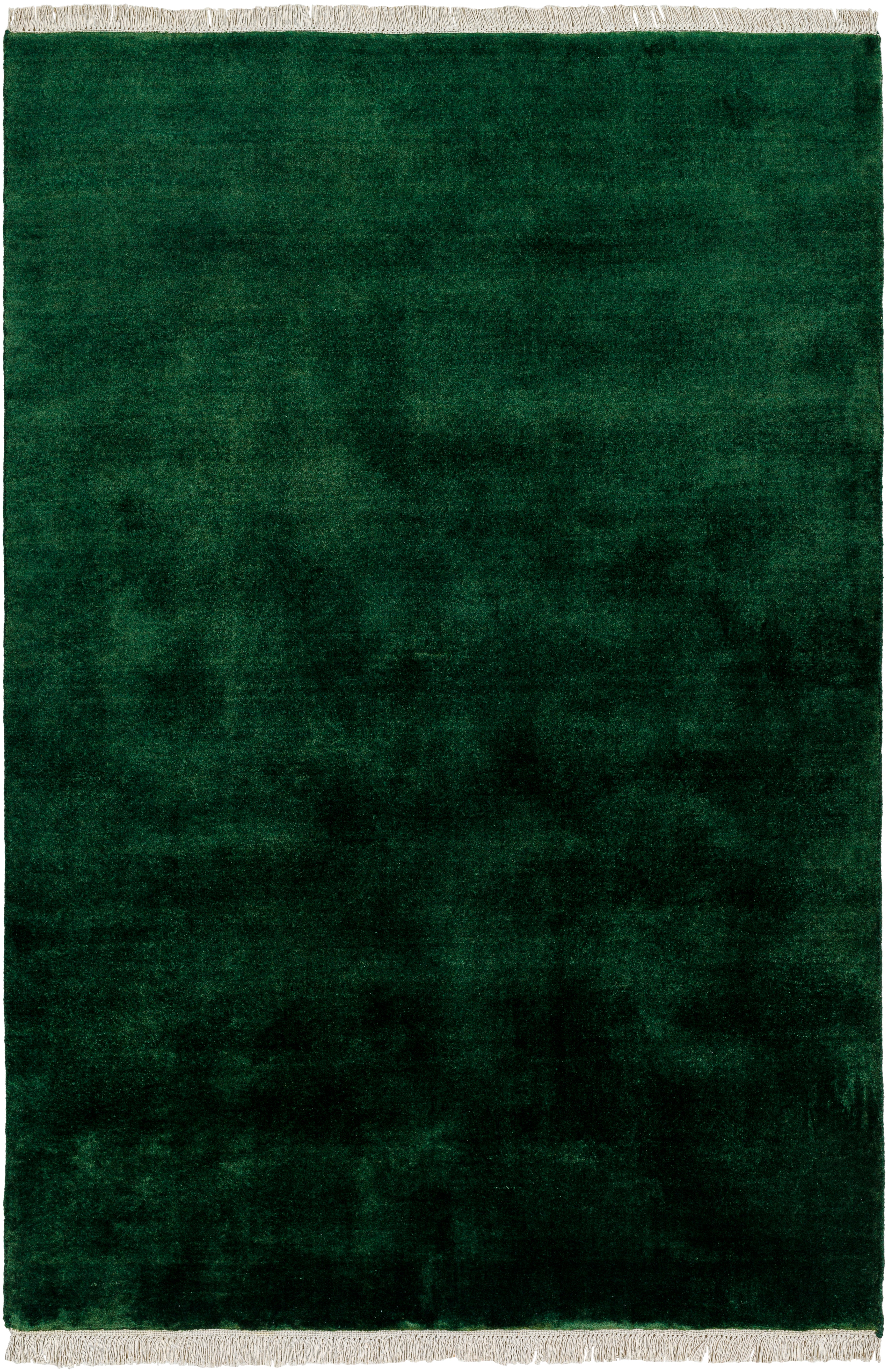 Glamorous Hand Loomed Solid Wool Area Rug