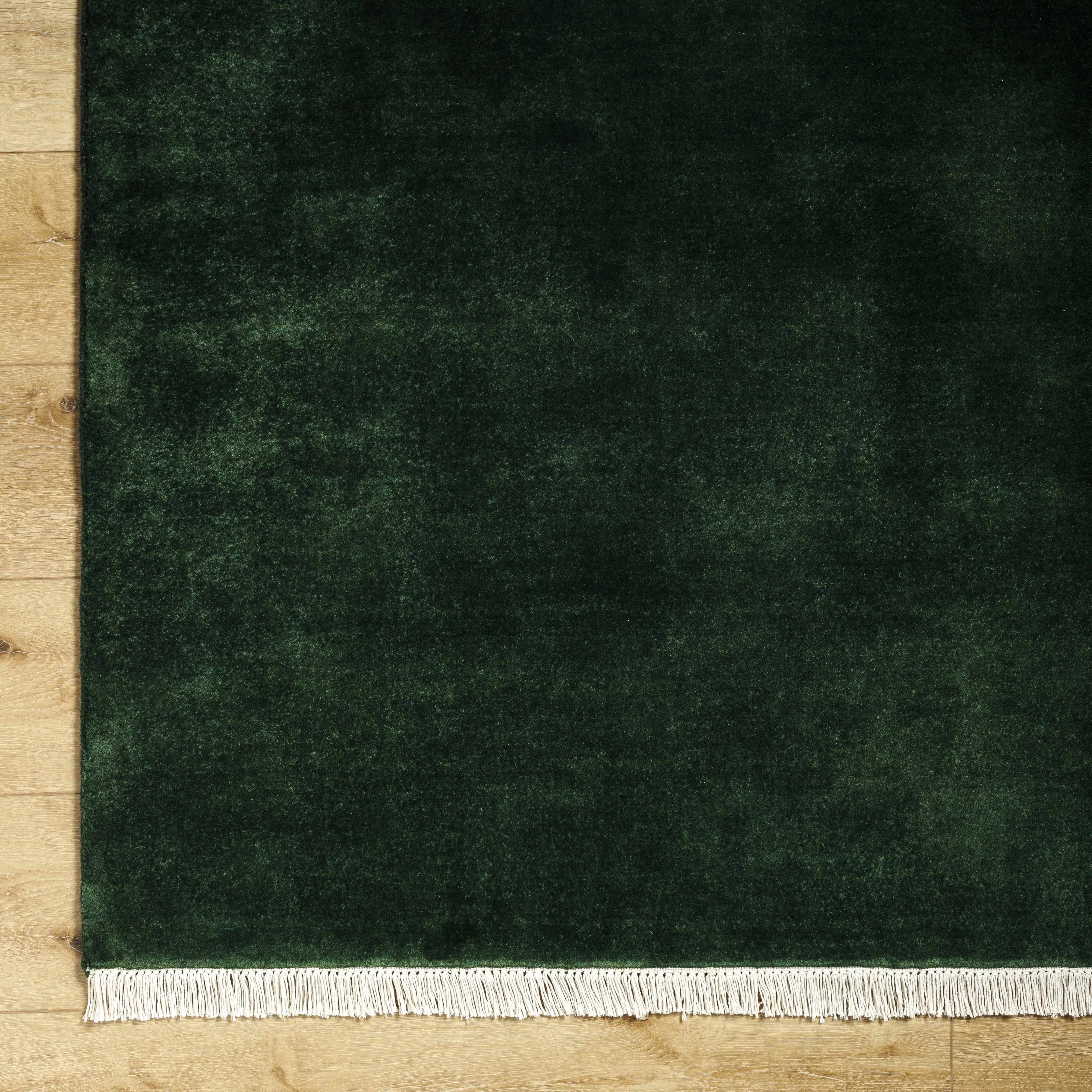 Glamorous Hand Loomed Solid Wool Area Rug