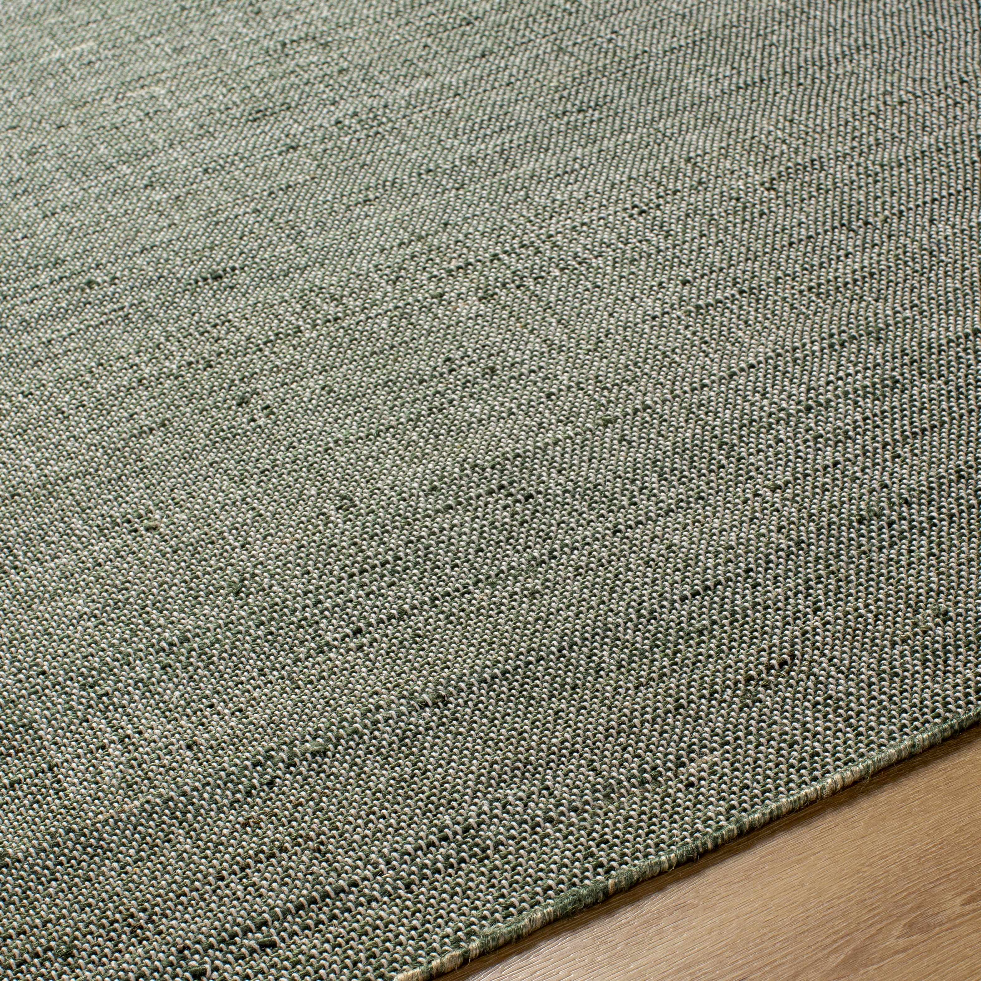 Premium Olive Jute Hand Woven Area Rug