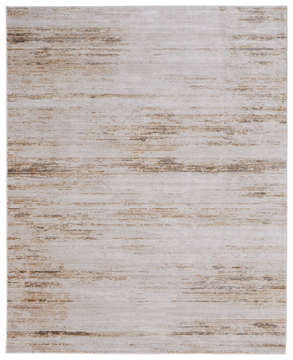 Deja Modern Distressed - Ivory/Brown/Tan Area Rug