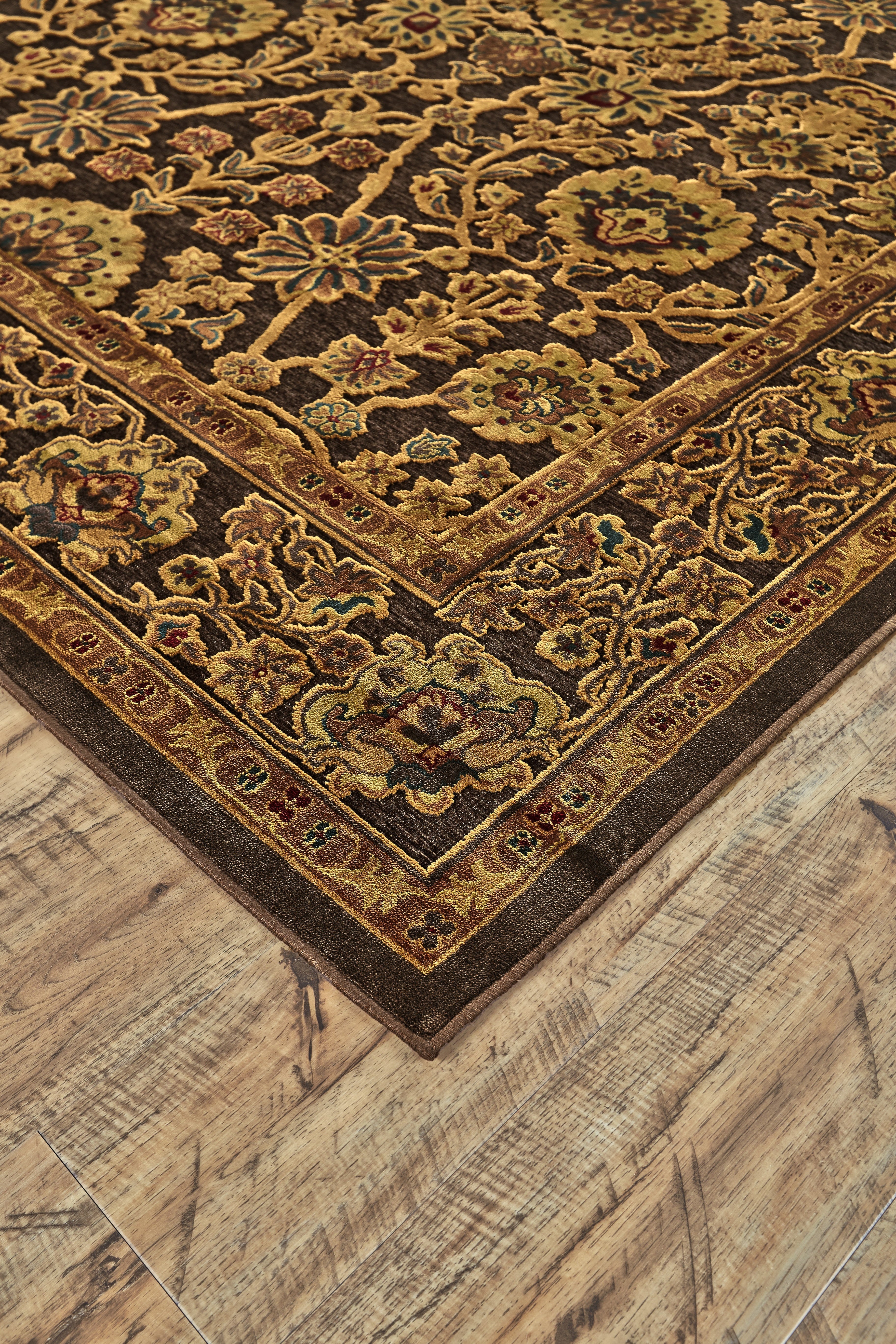 Saphir Traditional Oriental - Brown/Gold/Tan