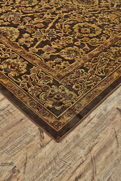 Saphir Traditional Oriental - Brown/Gold/Tan