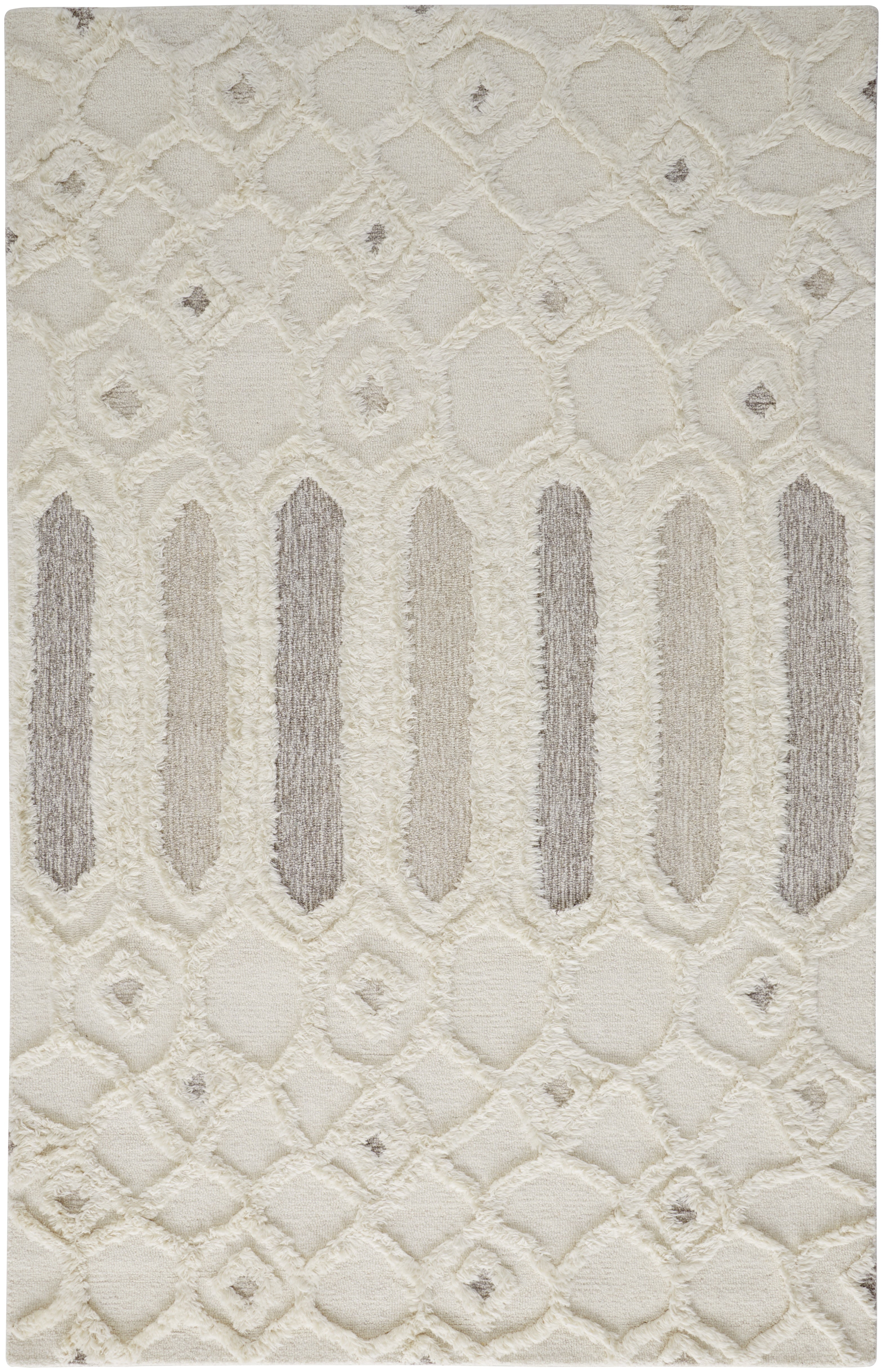 Anica Transitional Abstract - Ivory/Taupe/Tan Area Rug