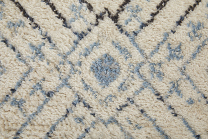 Camellia Transitional Geometric - Ivory/Blue/Gray