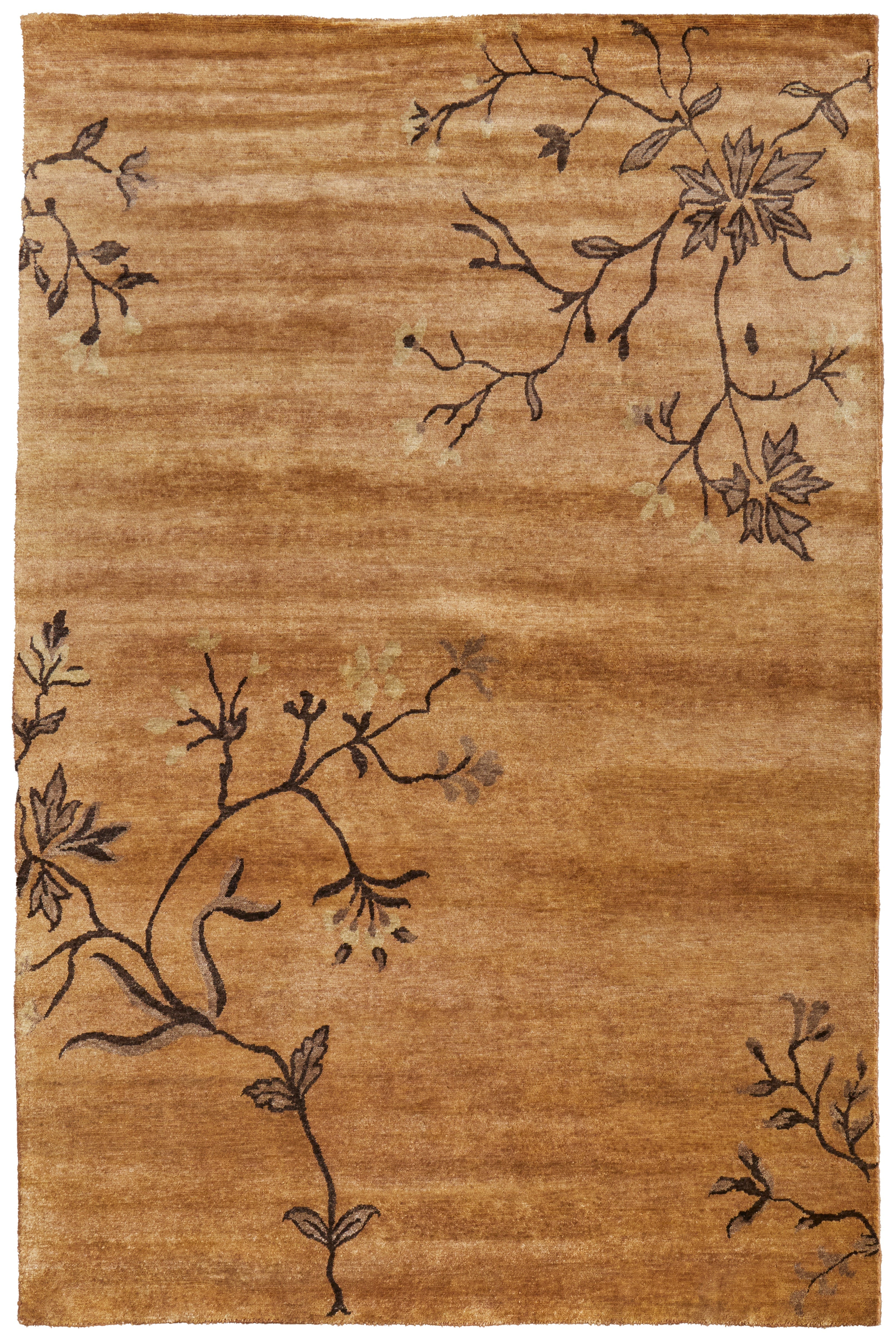 Cordonnet Transitional Floral & Botanical - Brown/Orange