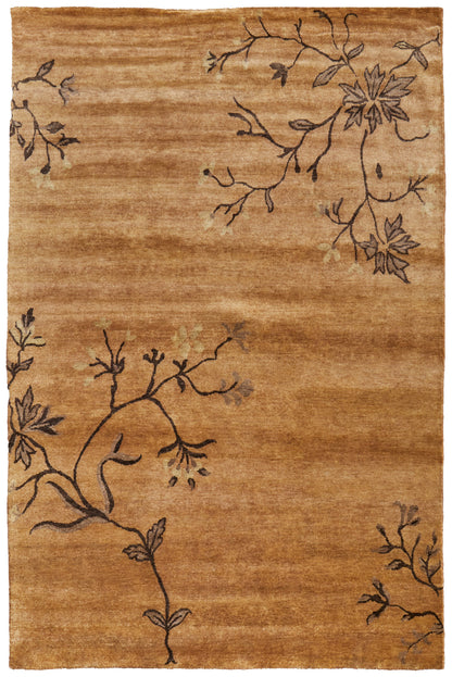 Cordonnet Transitional Floral & Botanical - Brown/Orange