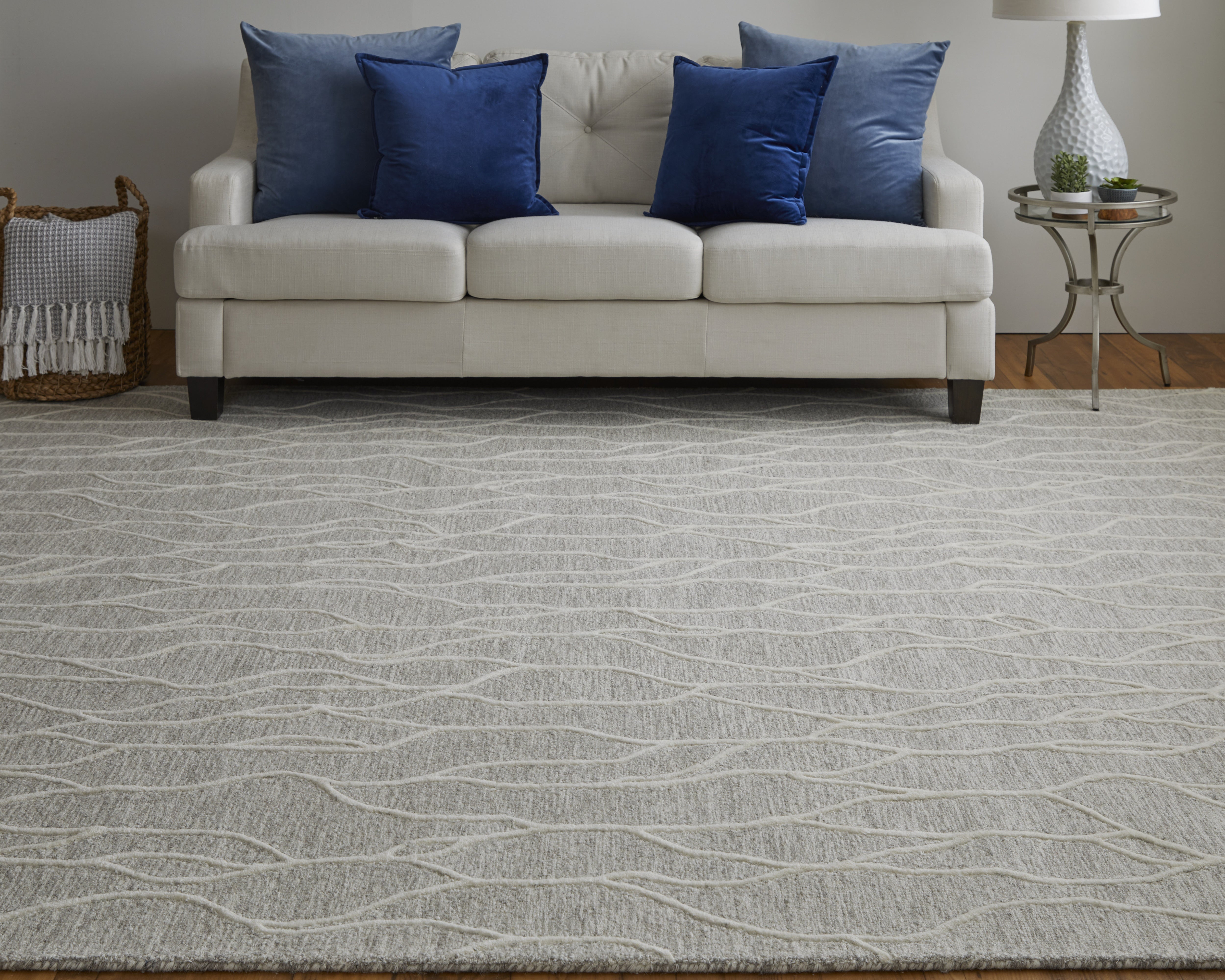 Enzo Transitional Abstract - Taupe/Ivory Area Rug