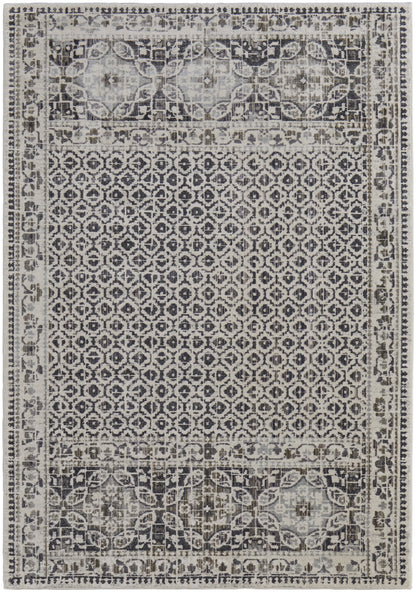 Kano Transitional Distressed - Ivory/Taupe/Gray Area Rug