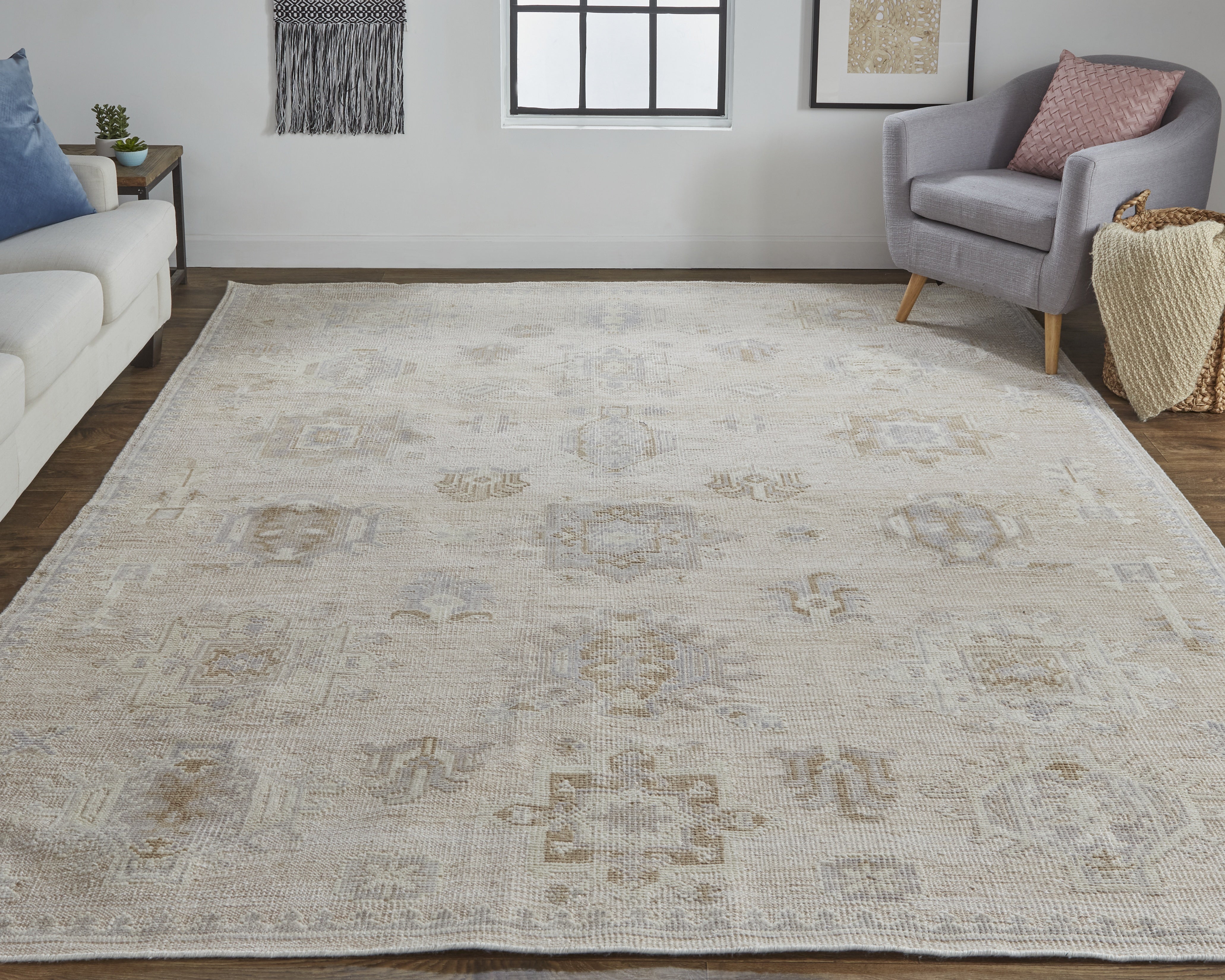 Wendover Transitional Oriental - Tan/Brown Area Rug