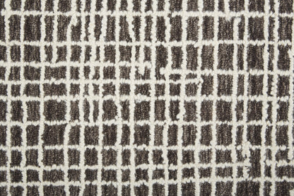 Maddox Transitional Abstract - Brown/Ivory Area Rug