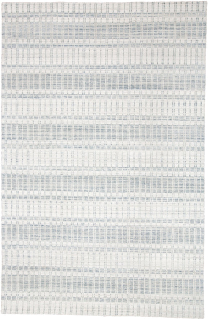 Odell Transitional Geometric - Ivory/Blue