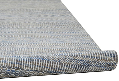 Janson Transitional Stripes - Silver Area Rug